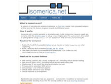 Tablet Screenshot of isomerica.net